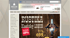 Desktop Screenshot of hallux.cz